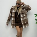 camicia in panno con bottoni cloth